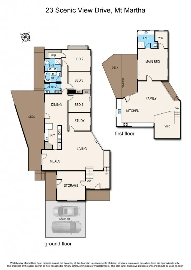 Floorplan of Homely house listing, 23 Scenic View Drive, Mount Martha VIC 3934