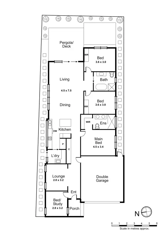 Floorplan of Homely unit listing, 2/34 Railway Road, Carnegie VIC 3163