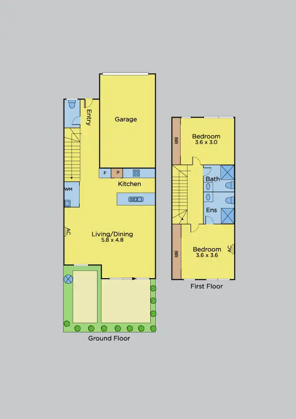 Floorplan of Homely house listing, 1/16 Dean Street, Yarraville VIC 3013