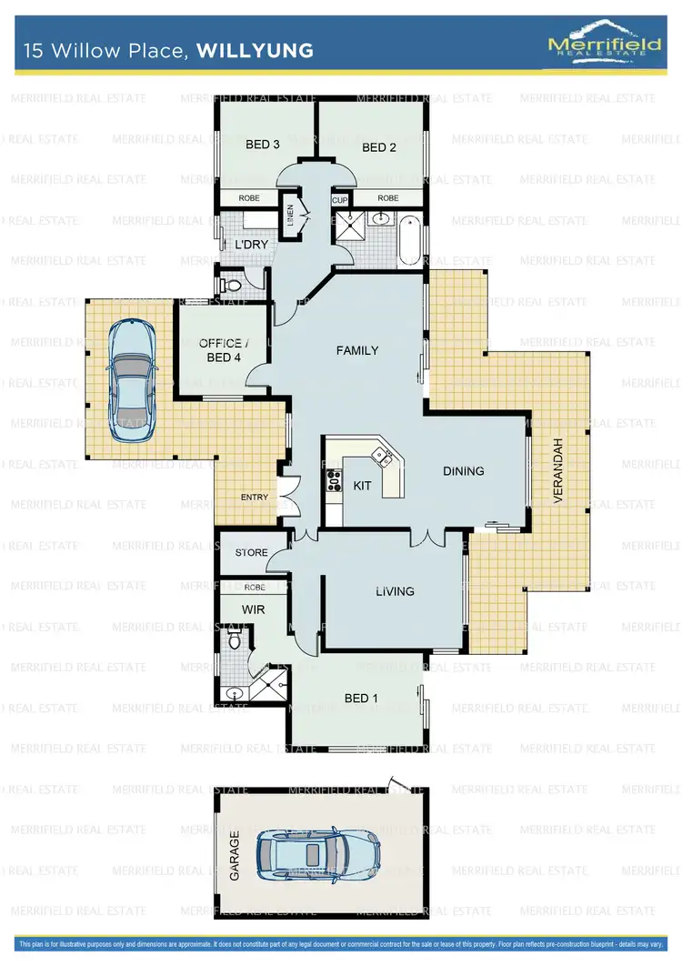 Floorplan of Homely house listing, 15 Willow Place, Willyung WA 6330