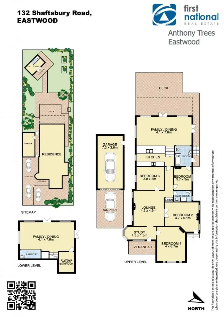 Floorplan of Homely house listing, 132 Shaftsbury Road, Eastwood NSW 2122