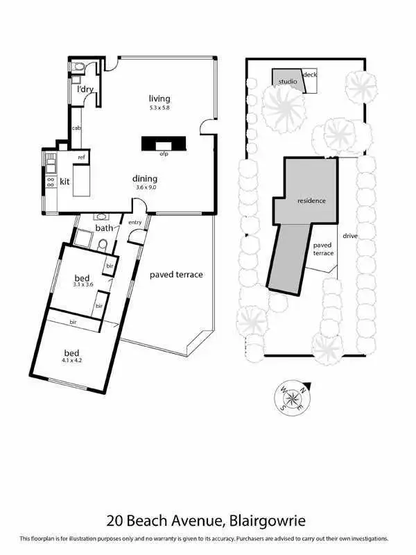 Floorplan of Homely house listing, 20 Beach Avenue, Blairgowrie VIC 3942