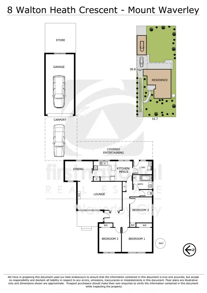 Floorplan of Homely house listing, 8 Walton Heath Crescent, Mount Waverley VIC 3149