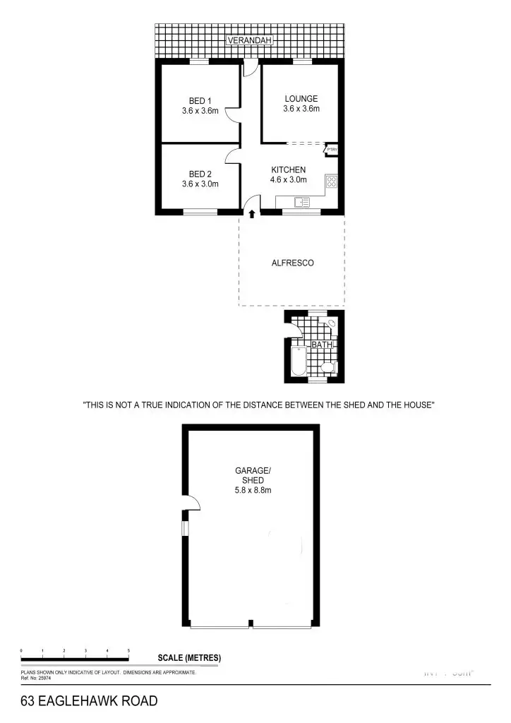 Floorplan of Homely house listing, 63 Eaglehawk Road, Bendigo VIC 3550