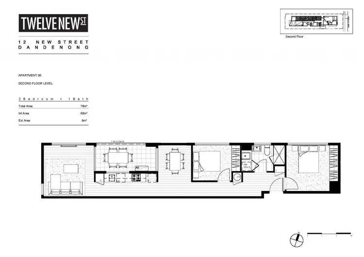 Floorplan of Homely apartment listing, 6 & 7/12 New Street, Dandenong VIC 3175