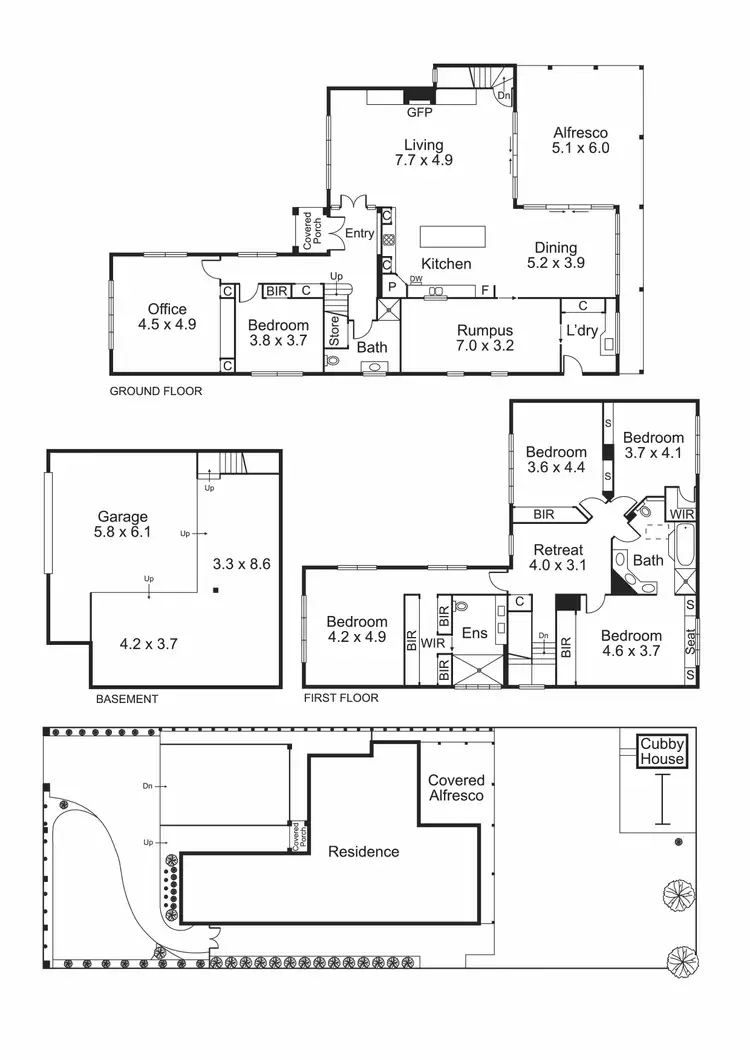 Floorplan of Homely house listing, 15 Kinlock Avenue, Murrumbeena VIC 3163