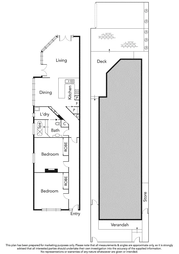 Floorplan of Homely house listing, 152 Clark Street, Port Melbourne VIC 3207