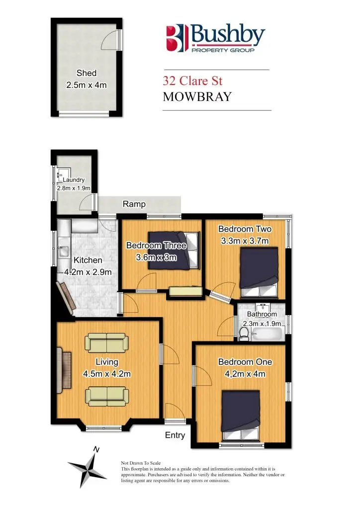 Floorplan of Homely house listing, 32 Clare Street, Mowbray TAS 7248