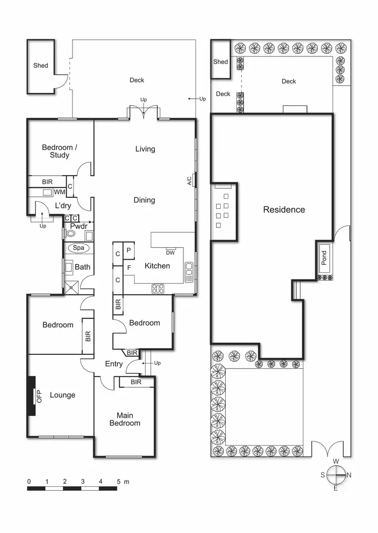 Floorplan of Homely semi-detached listing, 26A Newham Grove, Ormond VIC 3204