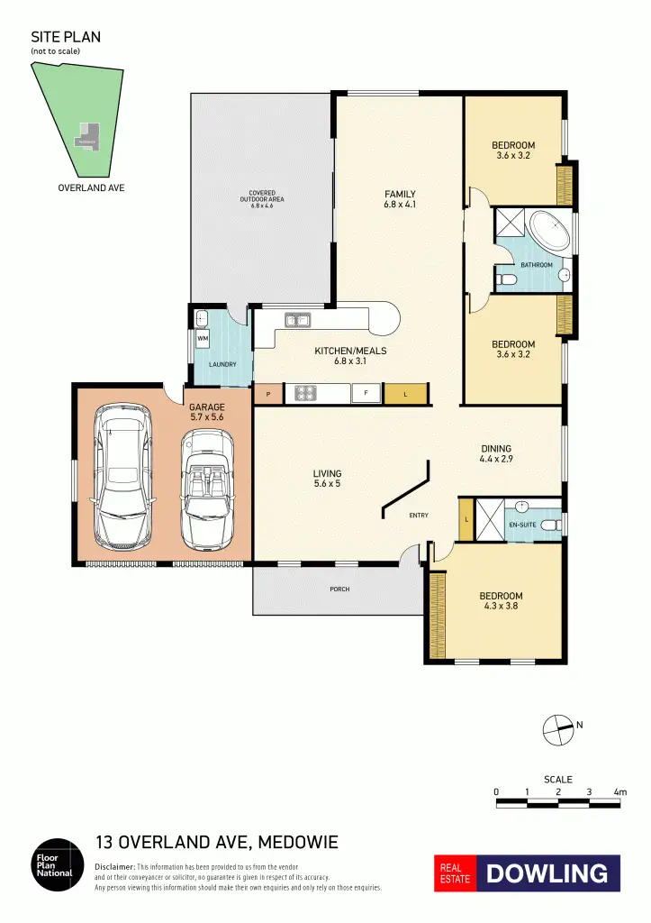 Floorplan of Homely house listing, 13 Overland Avenue, Medowie NSW 2318