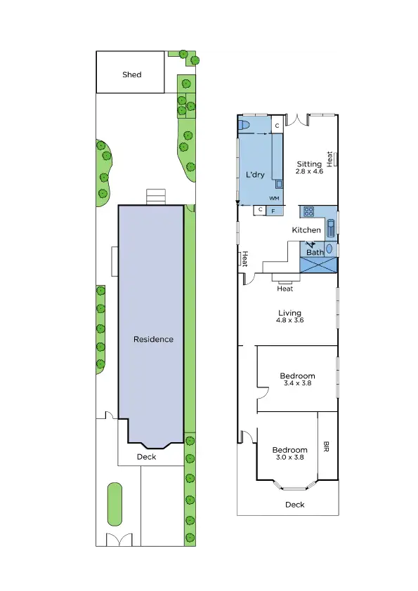 Floorplan of Homely house listing, 19 Maggie Street, Yarraville VIC 3013