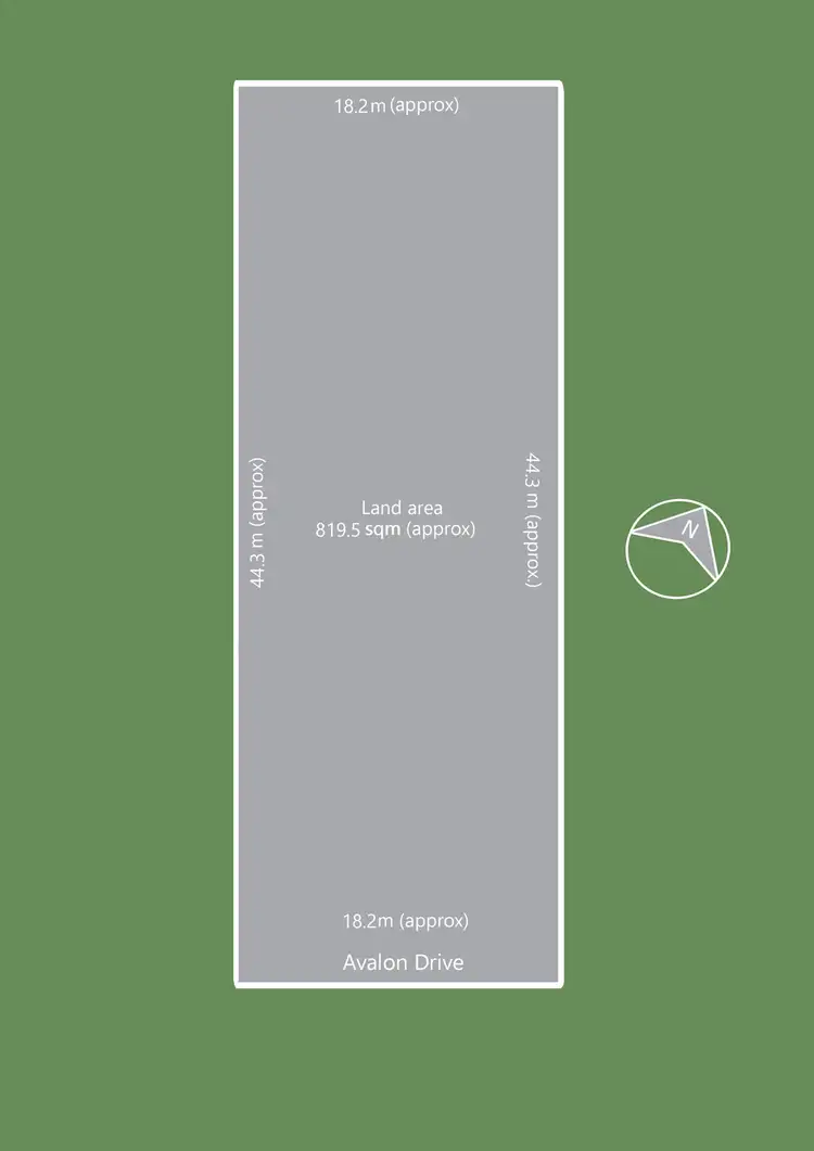Floorplan of Homely land listing, 52 Avalon Dve, Rosebud VIC 3939
