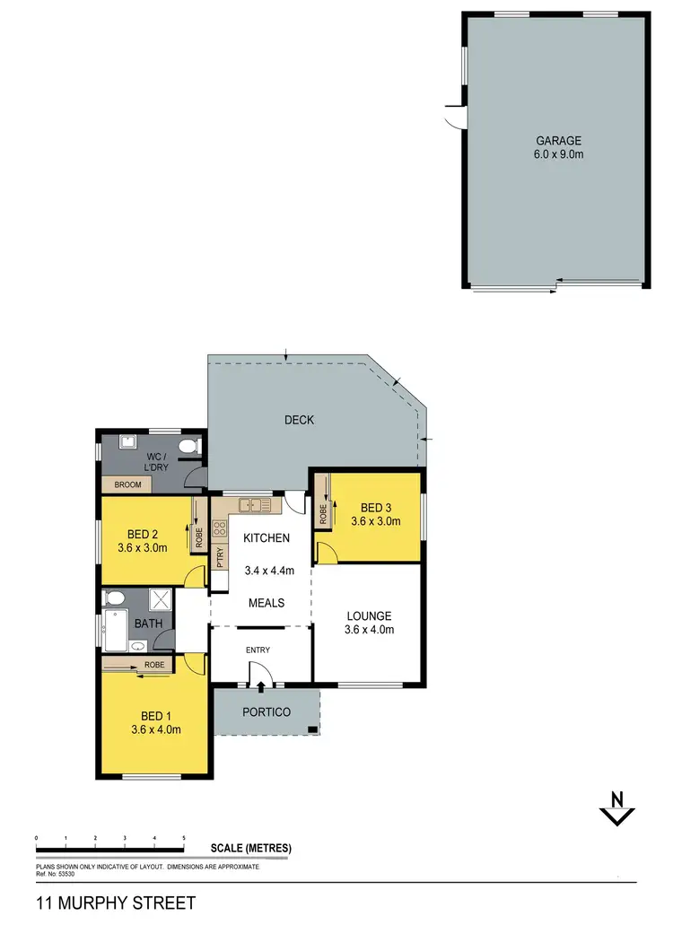 Floorplan of Homely house listing, 11 Murphy Street, Kennington VIC 3550