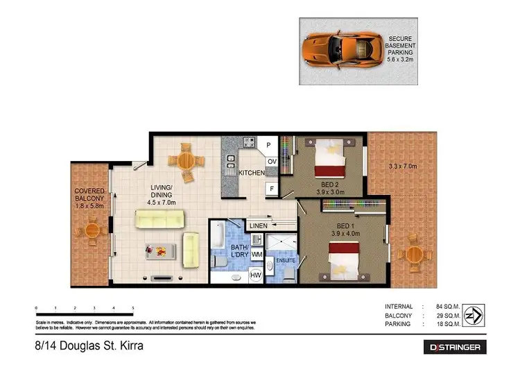 Floorplan of Homely house listing, 8/14 Douglas Street - Pearl of Kirra, Kirra QLD 4225