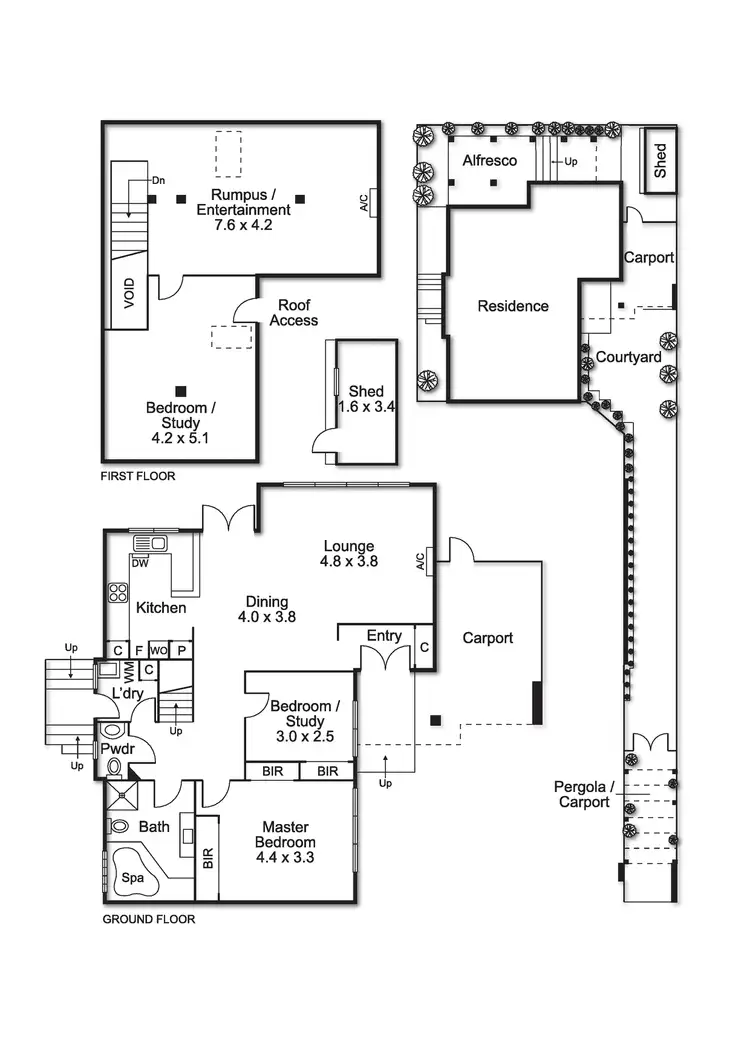 Floorplan of Homely unit listing, 9A Bayview Street, Bentleigh East VIC 3165