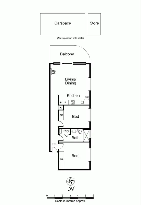 Floorplan of Homely apartment listing, 8/111 Riversdale Road, Hawthorn VIC 3122