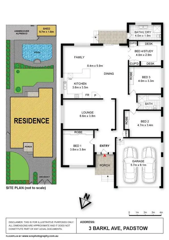 Floorplan of Homely house listing, 3 Barkl Avenue, Padstow NSW 2211