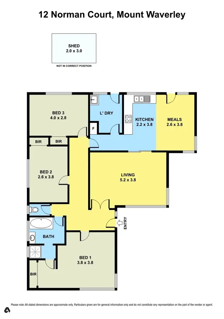Floorplan of Homely house listing, 12 Norman Court, Mount Waverley VIC 3149