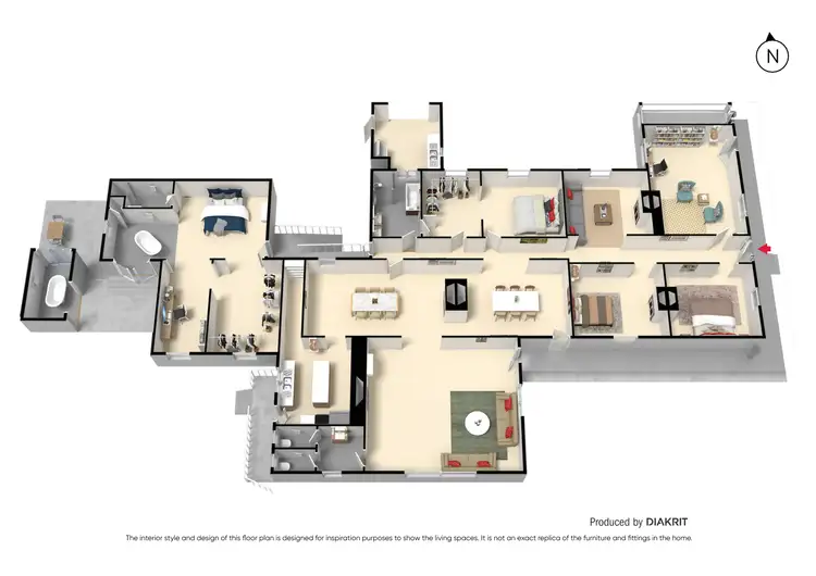 Floorplan of Homely house listing, 131 Main Road, Hepburn Springs VIC 3461