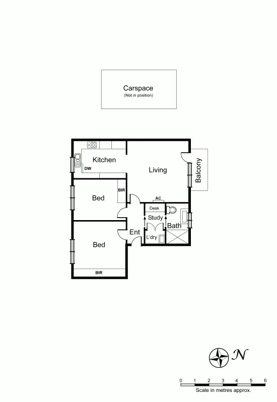 Floorplan of Homely apartment listing, 5/172 Thomas Street, Brighton East VIC 3187
