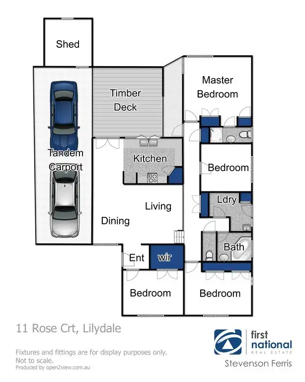 Floorplan of Homely house listing, 11 Rose Court, Lilydale VIC 3140
