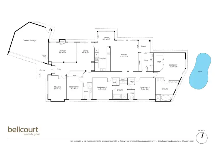 Floorplan of Homely house listing, 35 Grainger Drive, Mount Claremont WA 6010