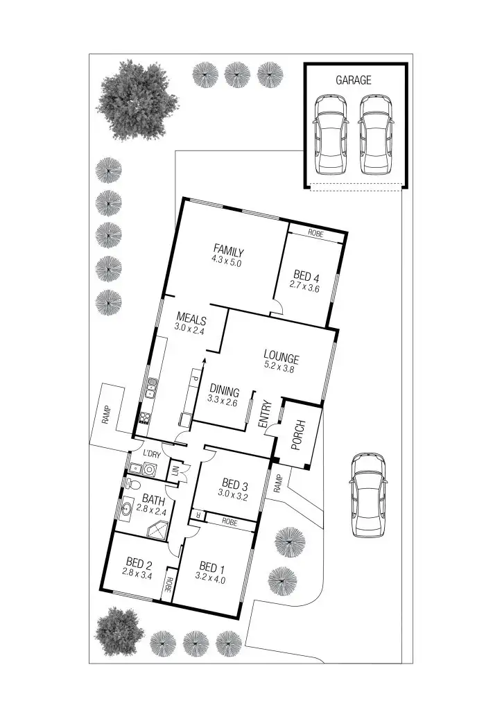 Floorplan of Homely house listing, 154 Edgars Road, Thomastown VIC 3074