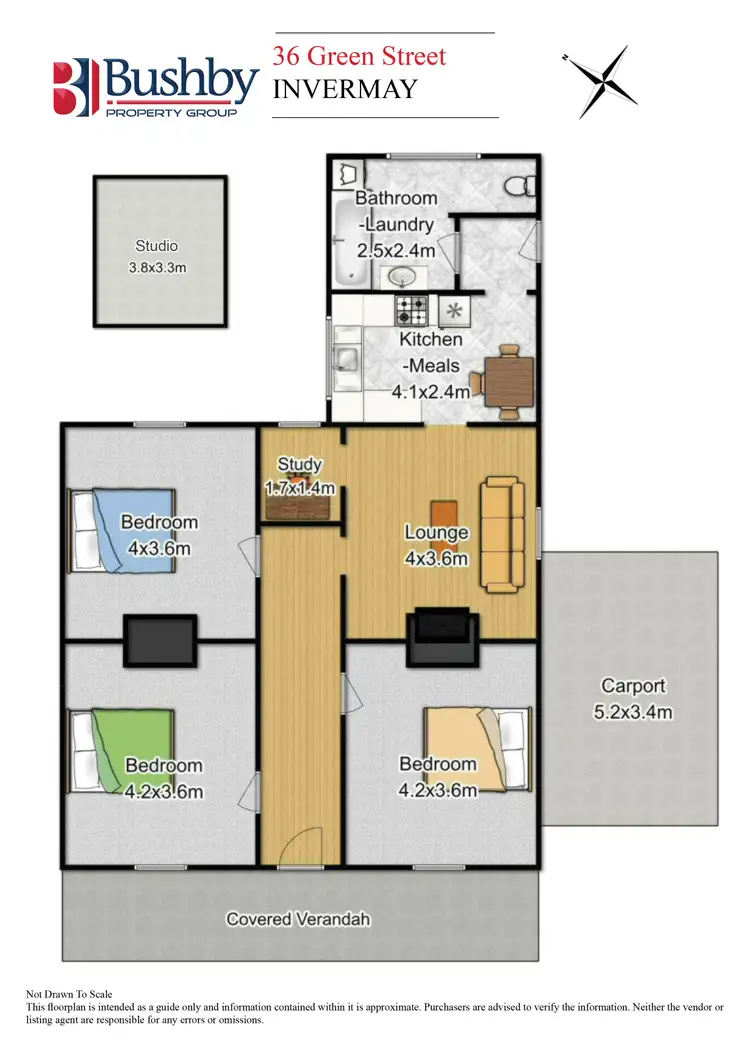 Floorplan of Homely house listing, 36 Green Street, Invermay TAS 7248