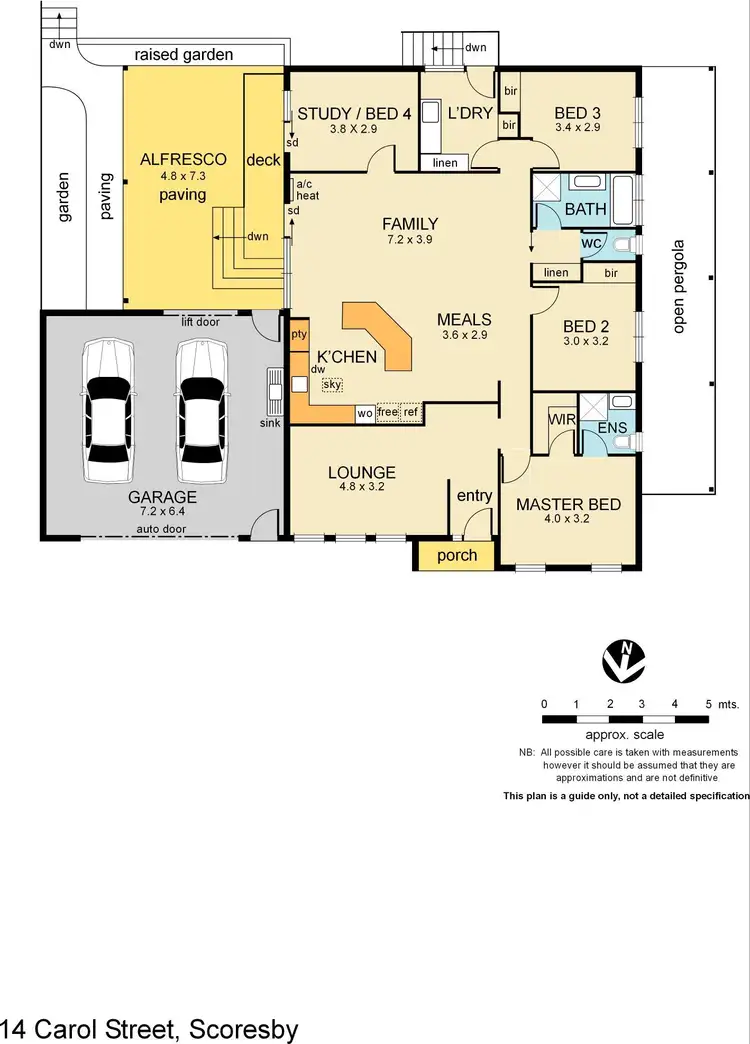 Floorplan of Homely house listing, 14 Carol Street, Scoresby VIC 3179
