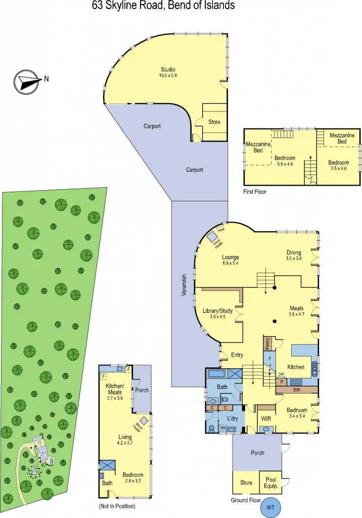 Floorplan of Homely house listing, 63 Skyline Road, Kangaroo Ground VIC 3097