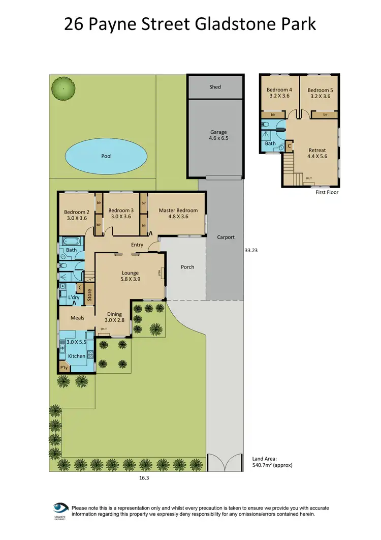 Floorplan of Homely house listing, 26 Payne Street, Gladstone Park VIC 3043