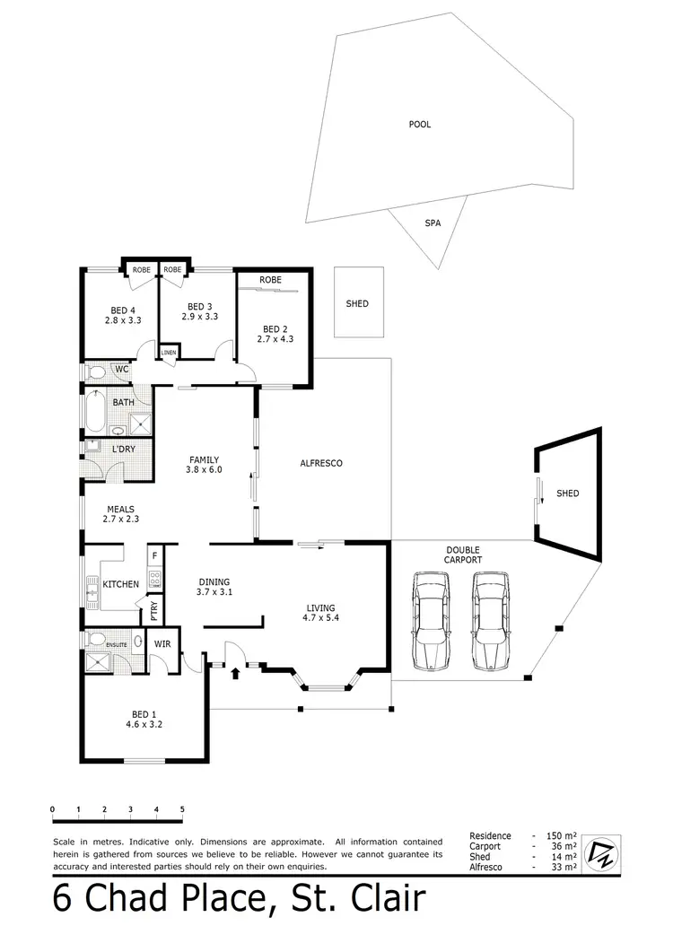 Floorplan of Homely house listing, 6 Chad Place, St Clair NSW 2759