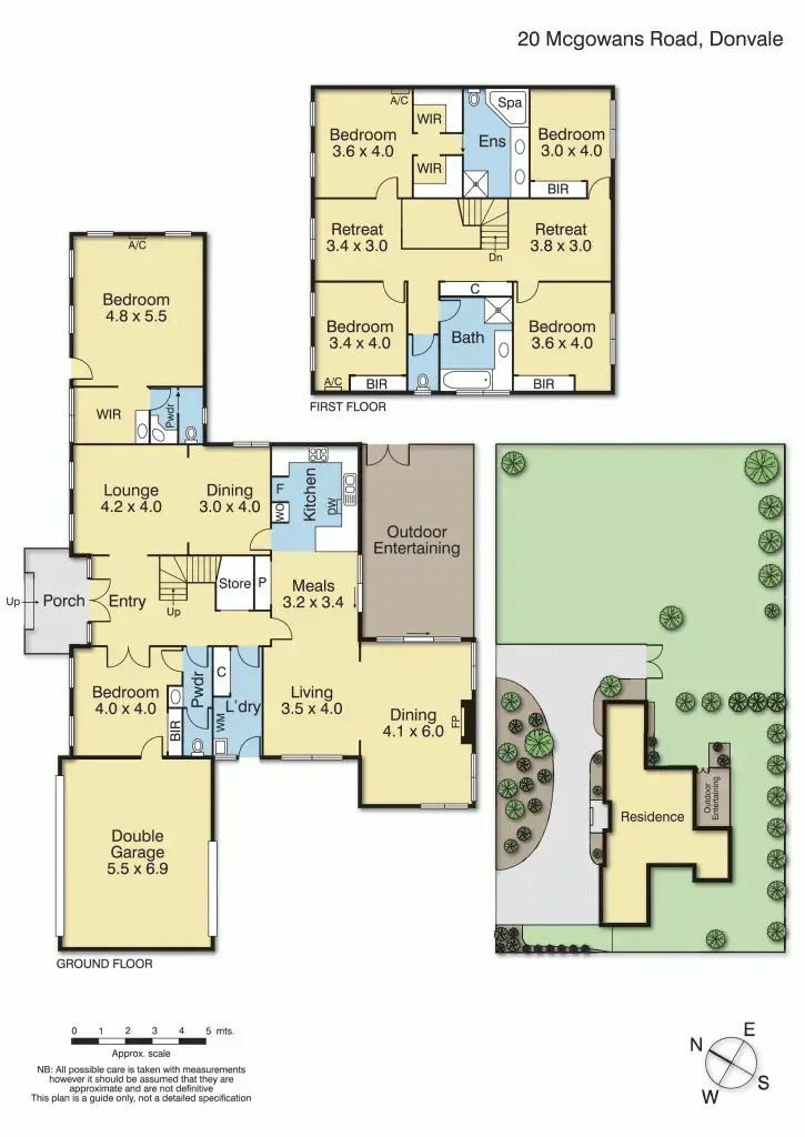 Floorplan of Homely house listing, 20 McGowans Road, Donvale VIC 3111