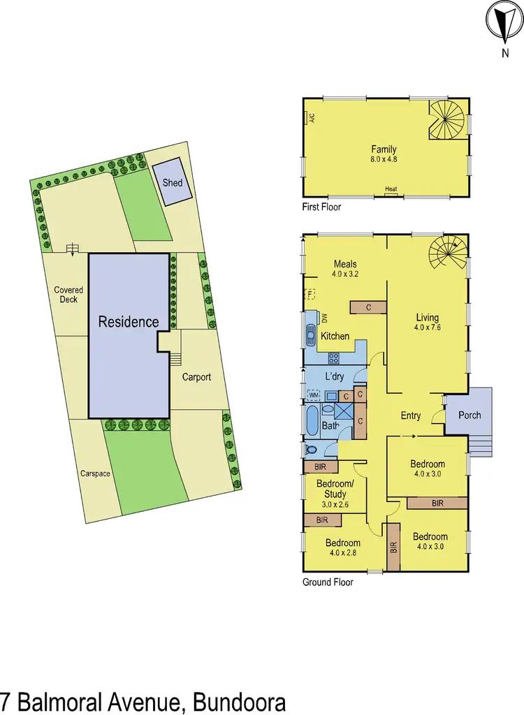 Floorplan of Homely house listing, 7 Balmoral Avenue, Bundoora VIC 3083