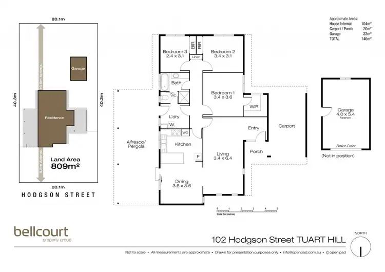 Floorplan of Homely house listing, 102 & 104 Hodgson Street, Tuart Hill WA 6060
