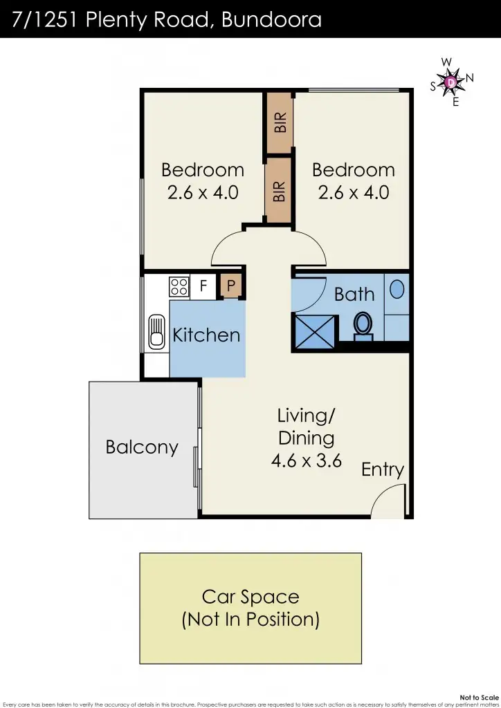 Floorplan of Homely apartment listing, 7/1251 Plenty Road, Bundoora VIC 3083