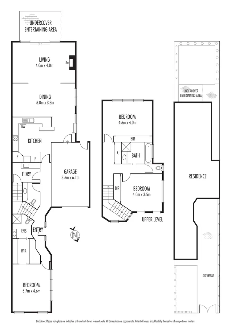 Floorplan of Homely townhouse listing, 23A Wren Street, Altona VIC 3018