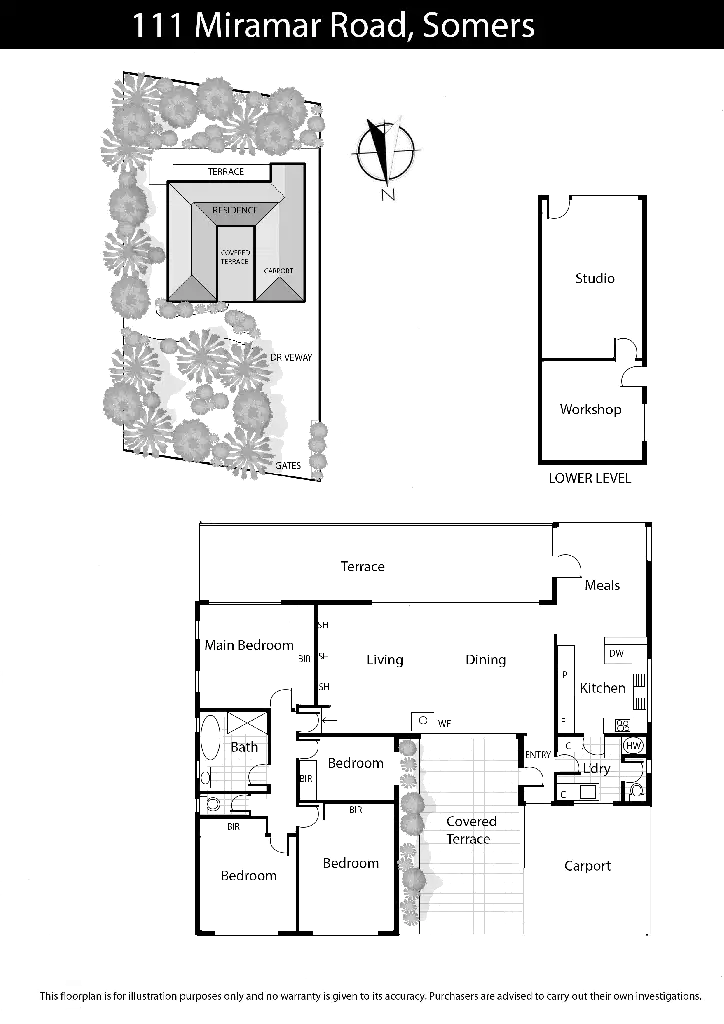 Floorplan of Homely house listing, 111 Miramar Road, Somers VIC 3927