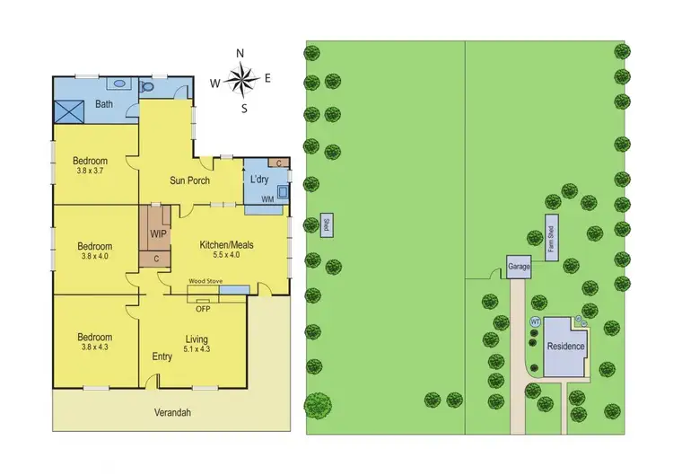 Floorplan of Homely house listing, LOT 2, 49 Geelong Road, Bannockburn VIC 3331