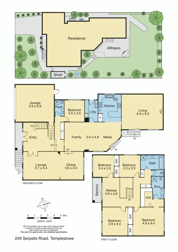 Floorplan of Homely house listing, 249 Serpells Road, Templestowe VIC 3106