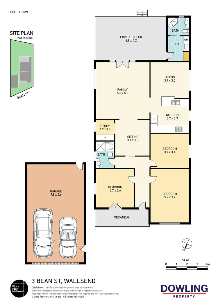 Floorplan of Homely house listing, 3 Bean Street, Wallsend NSW 2287