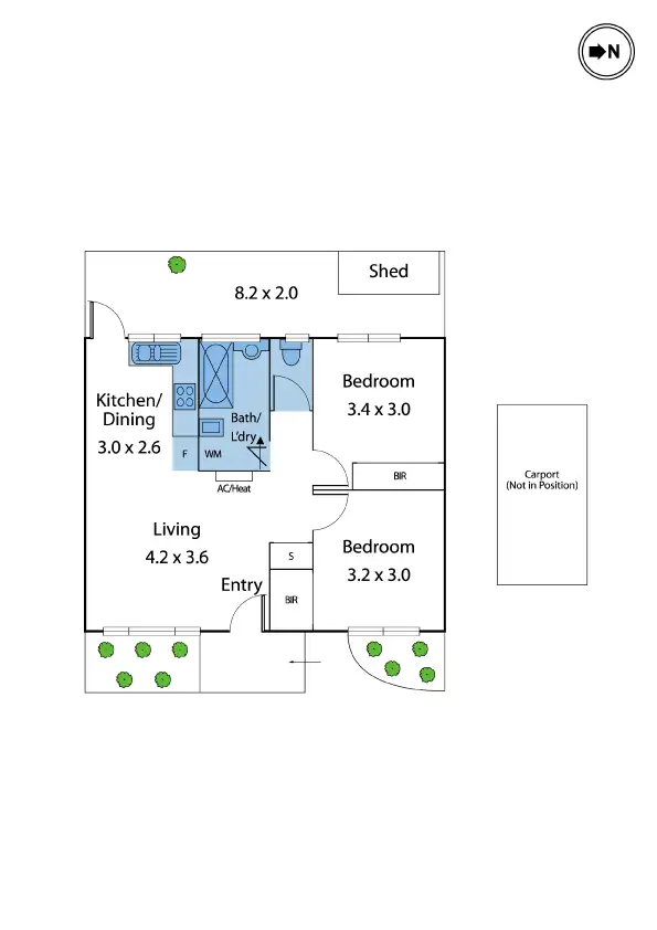 Floorplan of Homely house listing, 3/19 Beaumont Parade, West Footscray VIC 3012