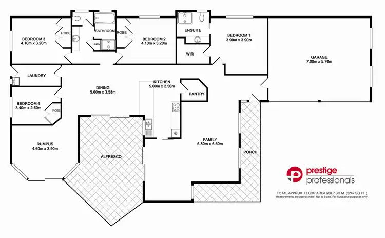 Floorplan of Homely house listing, 50 Daintree Drive, Wattle Grove NSW 2173