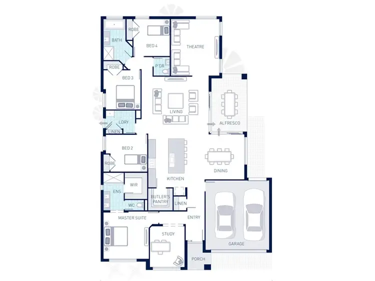 Floorplan of Homely house listing, 40 Bonnington Boulevard, Clyde North VIC 3978