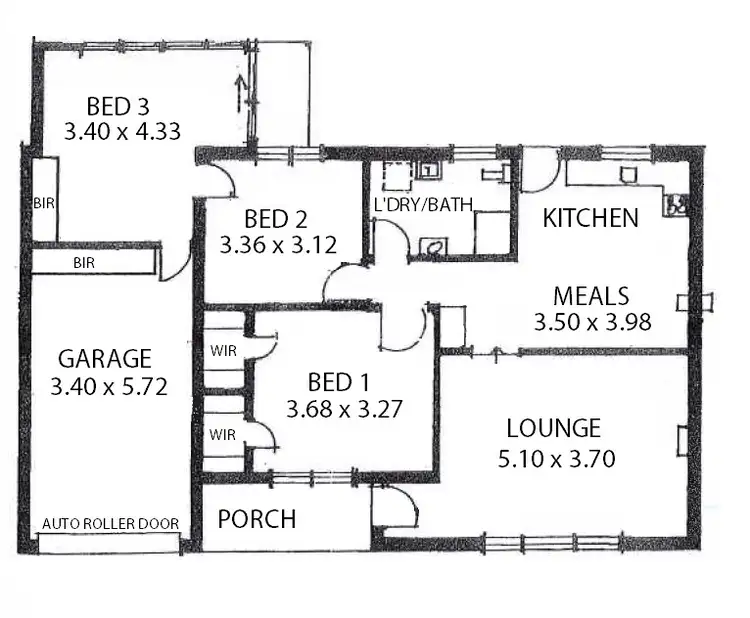 Floorplan of Homely house listing, 1/110 Stradbroke Road (Corner of Moyle Avenue), Rostrevor SA 5073