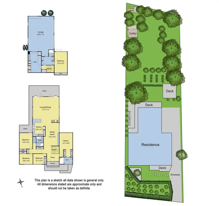 Floorplan of Homely house listing, 44 Aurum Crescent, Ringwood North VIC 3134