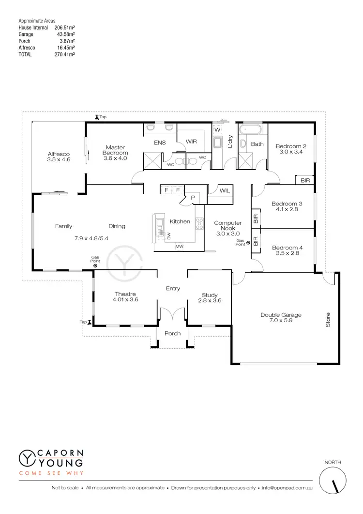 Floorplan of Homely house listing, 16 Warden Street, Claremont WA 6010