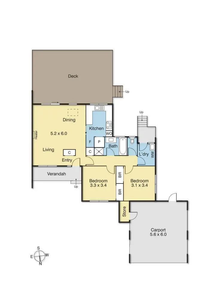 Floorplan of Homely unit listing, 22 Boardman Close, Box Hill South VIC 3128