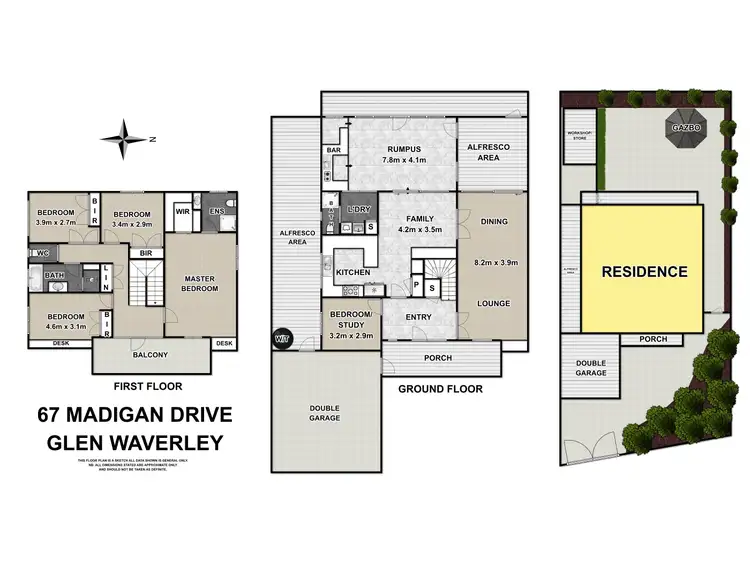 Floorplan of Homely house listing, 67 Madigan Drive, Glen Waverley VIC 3150