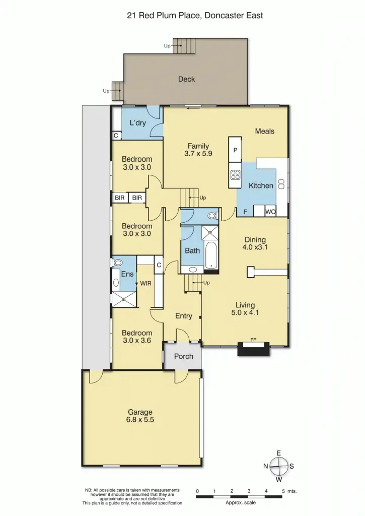 Floorplan of Homely house listing, 21 Red Plum Place, Doncaster East VIC 3109